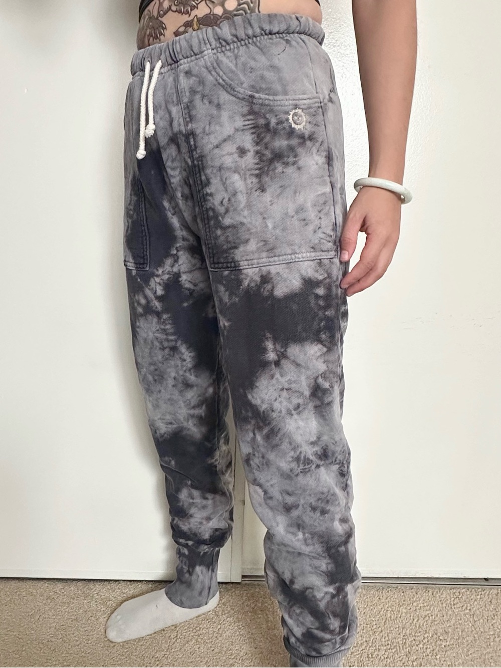 Big Bud Press Magic Waters Jogger Sweatpants - Grey and Black XXS